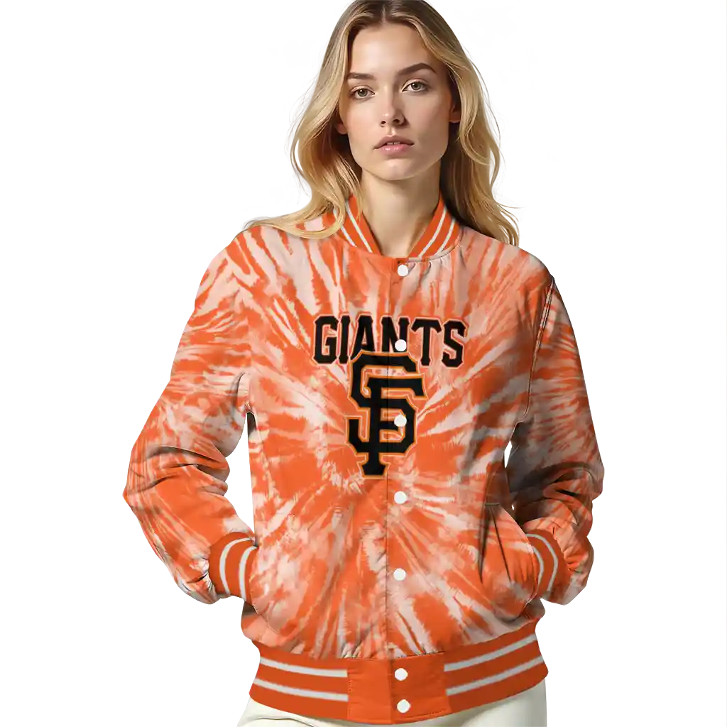 san francisco giants dynamic rings orange varsity jacket latest model san francisco giants dynamic rings orange varsity jacket latest model