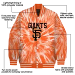 san francisco giants dynamic rings orange varsity jacket best selling