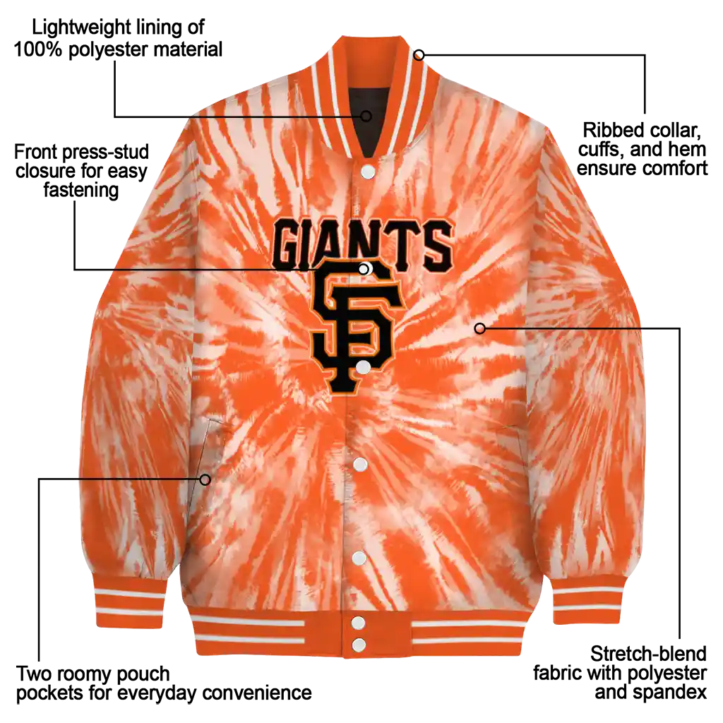 san francisco giants dynamic rings orange varsity jacket new arrival san francisco giants dynamic rings orange varsity jacket new arrival