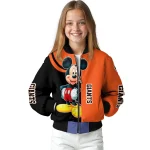 san francisco giants mickey mouse orange bomber jacket best selling