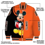 san francisco giants mickey mouse orange varsity jacket best selling