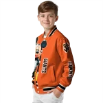 san francisco giants mickey mouse orange varsity jacket best selling