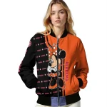 san francisco giants minnie mouse orange bomber jacket best selling