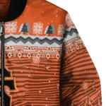 san francisco giants snowy pines orange bomber jacket best selling