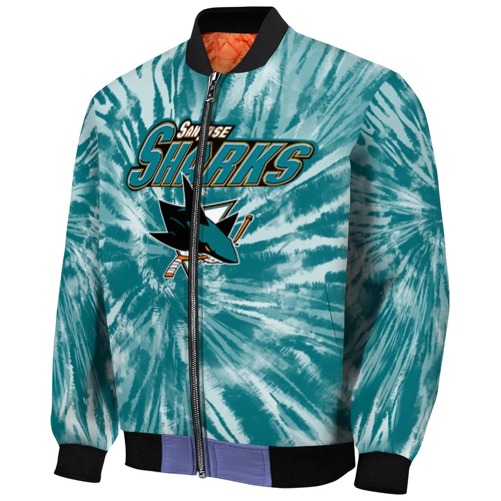 san jose sharks dynamic rings teal bomber jacket fashion forward san jose sharks dynamic rings teal bomber jacket fashion forward