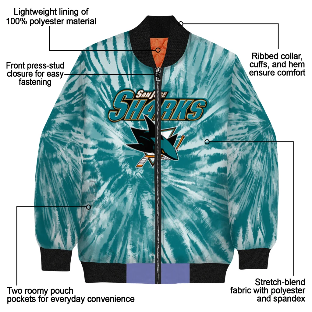 san jose sharks dynamic rings teal bomber jacket new arrival san jose sharks dynamic rings teal bomber jacket new arrival