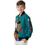 san jose sharks minnie mouse teal bomber jacket best selling