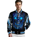 san jose state spartans inferno skull blue black varsity jacket best selling