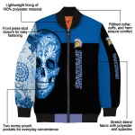 san jose state spartans intricate skull blue black bomber jacket best selling