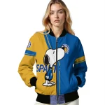 san jose state spartans snoopy attitude blue bomber jacket best selling