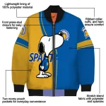 san jose state spartans snoopy attitude blue bomber jacket best selling