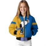 san jose state spartans snoopy attitude blue bomber jacket best selling