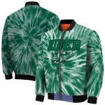saskatchewan roughriders dynamic rings green bomber jacket best selling