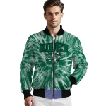 saskatchewan roughriders dynamic rings green bomber jacket best selling