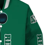 saskatchewan roughriders mickey mouse green varsity jacket best selling