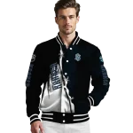 seattle kraken distressed slash blue black varsity jacket best selling