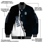 seattle kraken distressed slash blue black varsity jacket best selling