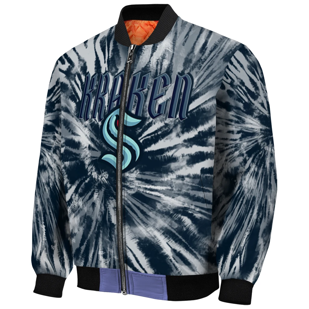 seattle kraken dynamic rings blue bomber jacket fashion forward seattle kraken dynamic rings blue bomber jacket fashion forward