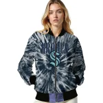 seattle kraken dynamic rings blue bomber jacket best selling