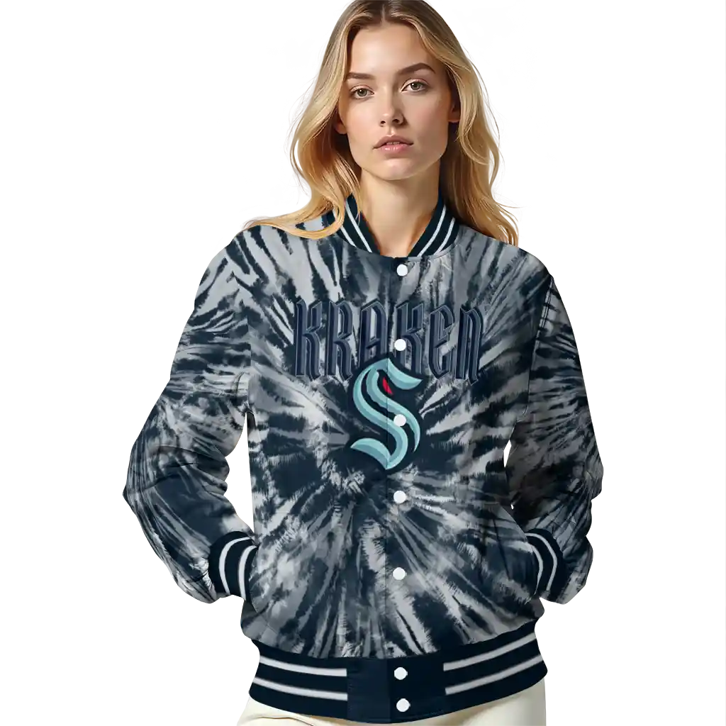 seattle kraken dynamic rings blue varsity jacket latest model seattle kraken dynamic rings blue varsity jacket latest model