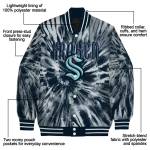seattle kraken dynamic rings blue varsity jacket best selling