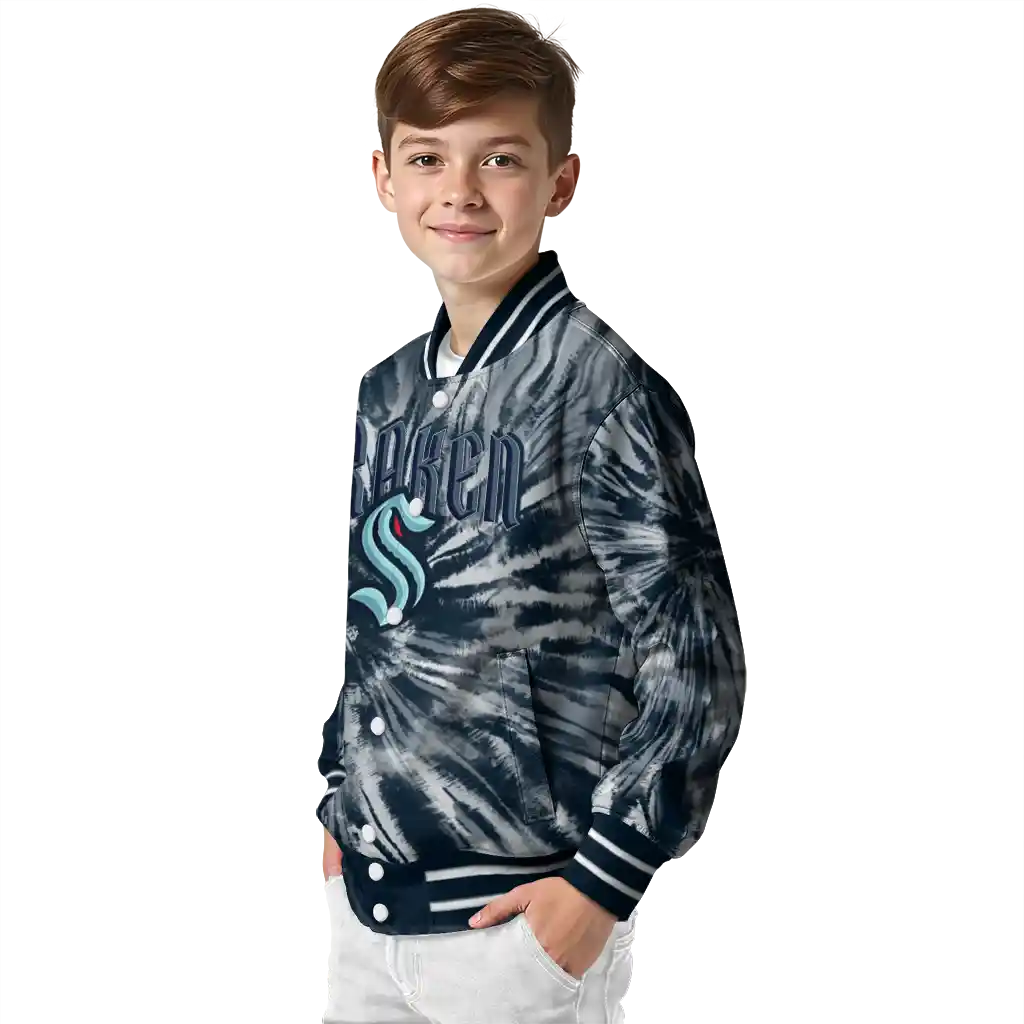 seattle kraken dynamic rings blue varsity jacket trendy seattle kraken dynamic rings blue varsity jacket trendy