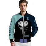 seattle kraken edgy mask blue black bomber jacket best selling