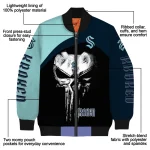 seattle kraken edgy mask blue black bomber jacket best selling