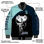 seattle kraken edgy mask blue black varsity jacket best selling