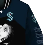 seattle kraken edgy mask blue black varsity jacket best selling