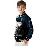 seattle kraken edgy mask blue black varsity jacket best selling