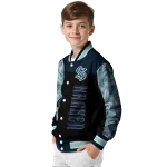 seattle kraken fire skull blue black varsity jacket best selling