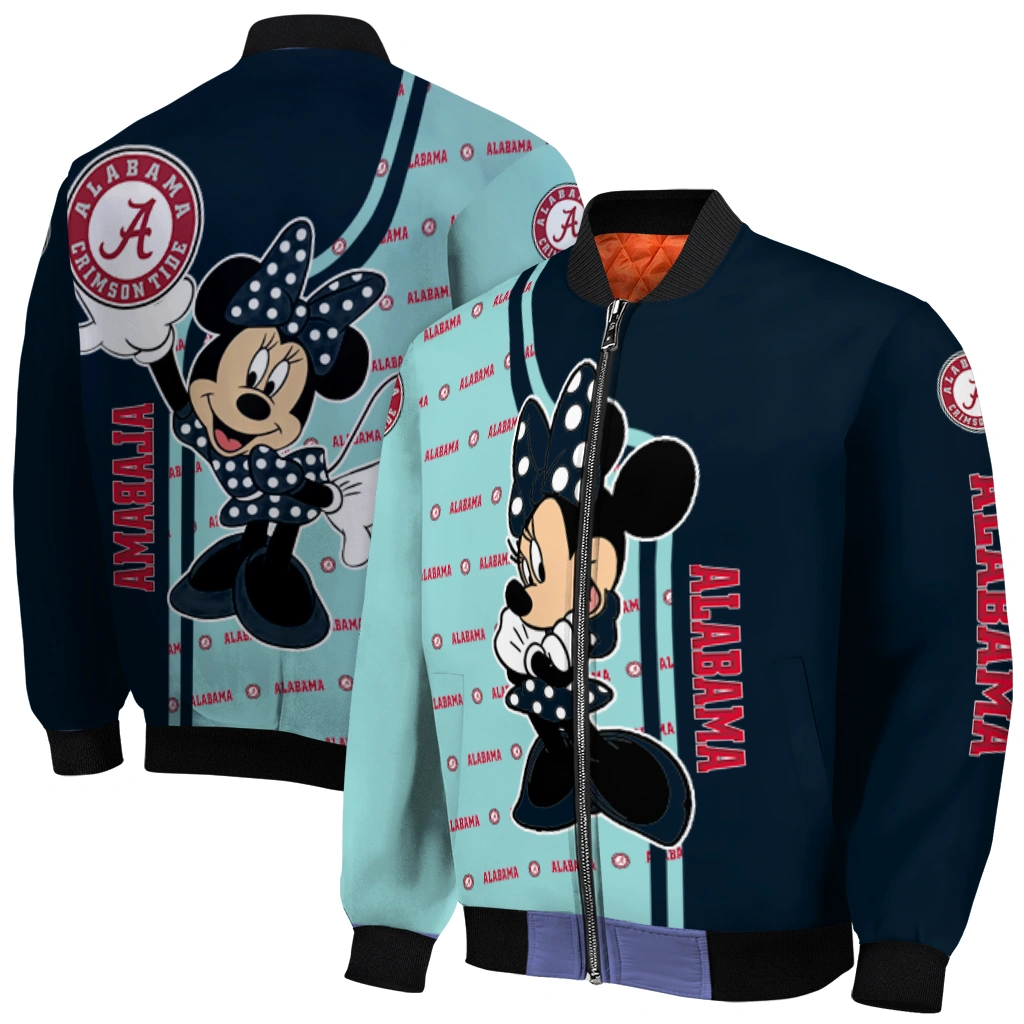 seattle kraken minnie mouse blue bomber jacket best selling seattle kraken minnie mouse blue bomber jacket best selling