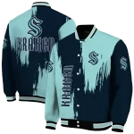 seattle kraken urban mark blue varsity jacket best selling