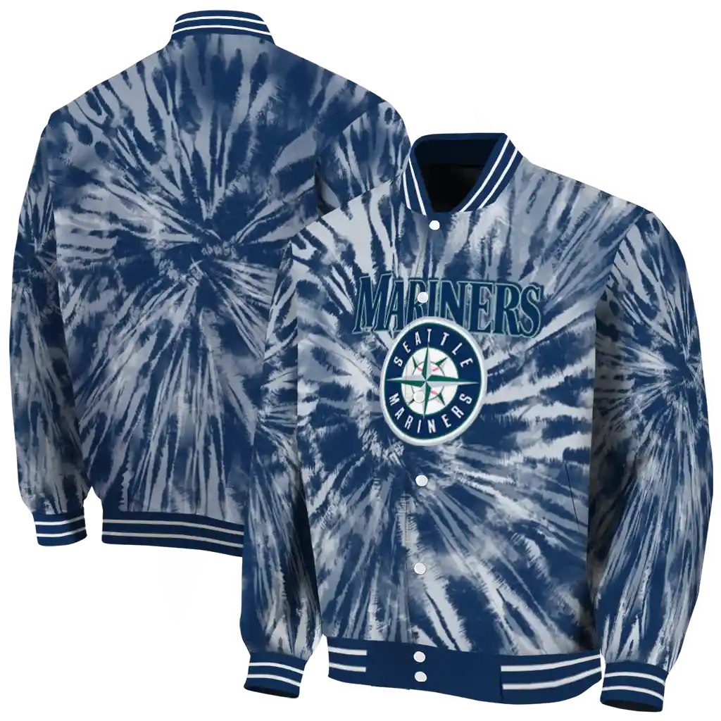 seattle mariners dynamic rings navy blue varsity jacket fashion forward seattle mariners dynamic rings navy blue varsity jacket fashion forward