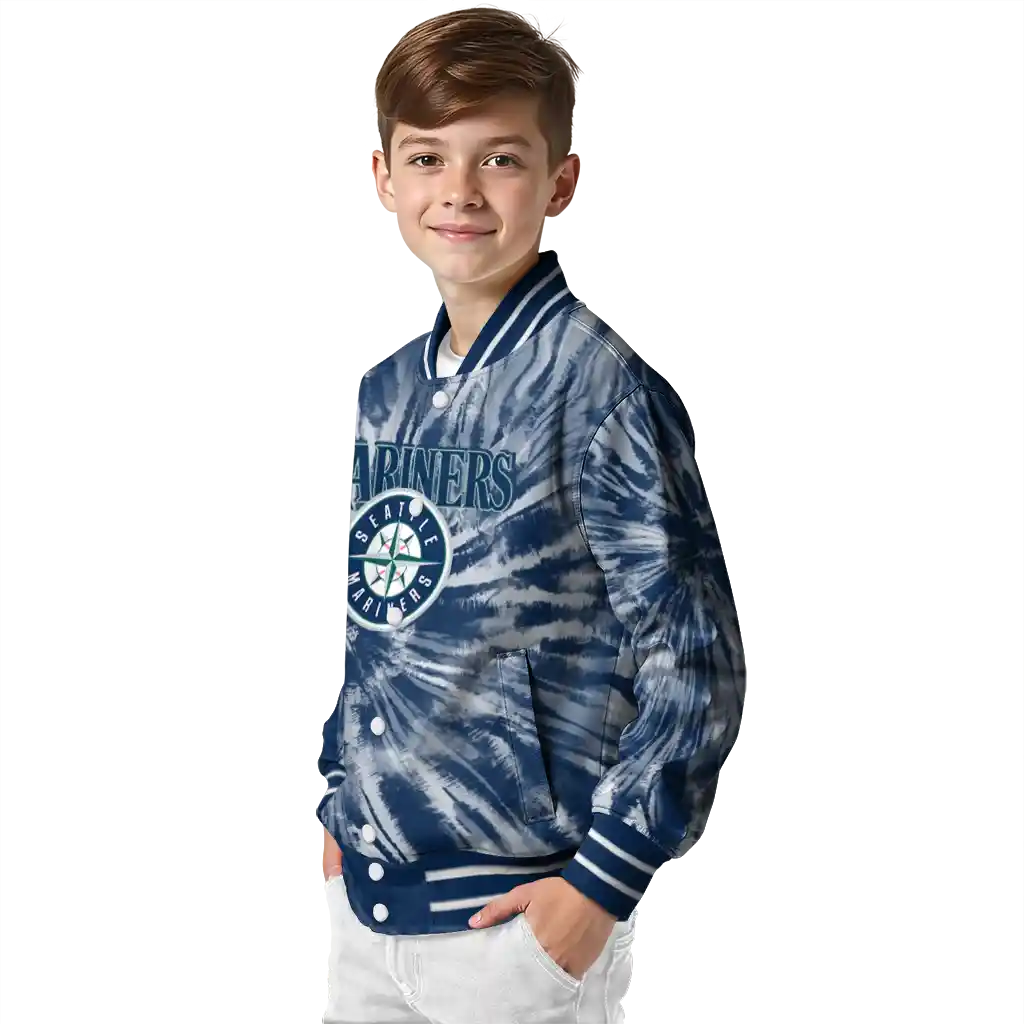 seattle mariners dynamic rings navy blue varsity jacket trendy seattle mariners dynamic rings navy blue varsity jacket trendy