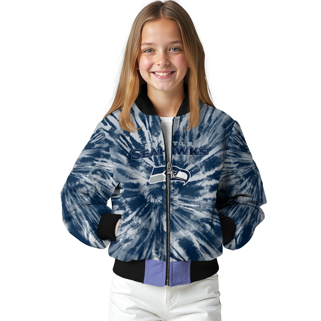 seattle seahawks dynamic rings blue bomber jacket top rated seattle seahawks dynamic rings blue bomber jacket top rated