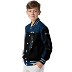 seattle seahawks intricate skull blue black varsity jacket best selling