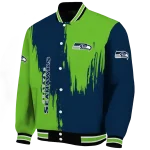 seattle seahawks urban mark blue varsity jacket best selling