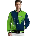 seattle seahawks urban mark blue varsity jacket best selling