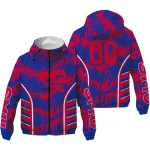 smu mustangs dynamic heat wave blue windbreaker jacket best selling