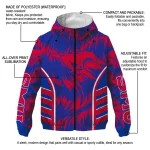 smu mustangs dynamic heat wave blue windbreaker jacket best selling