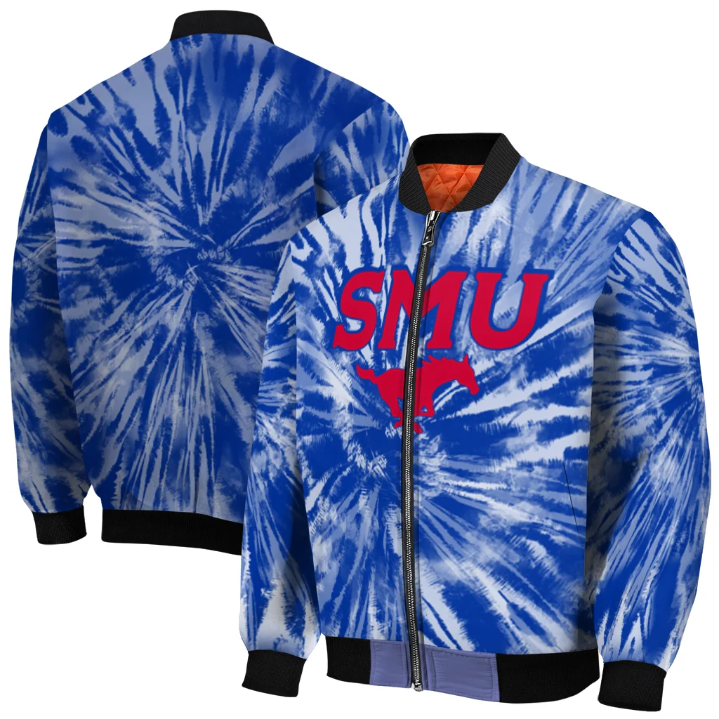 smu mustangs dynamic rings blue bomber jacket best selling smu mustangs dynamic rings blue bomber jacket best selling