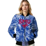 smu mustangs dynamic rings blue bomber jacket best selling