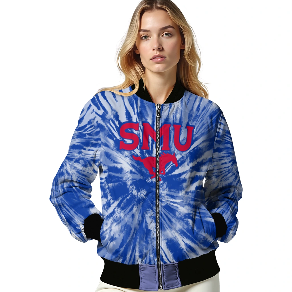 smu mustangs dynamic rings blue bomber jacket latest model smu mustangs dynamic rings blue bomber jacket latest model