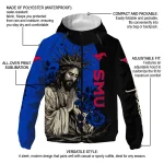 smu mustangs jesus roses blue black windbreaker jacket best selling