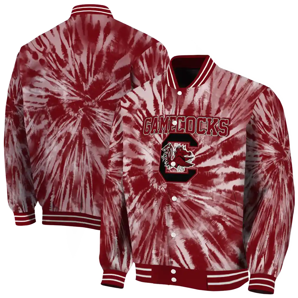 south carolina gamecocks dynamic rings garnet varsity jacket fashion forward south carolina gamecocks dynamic rings garnet varsity jacket fashion forward