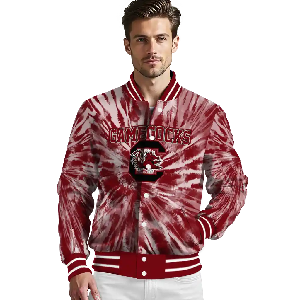 south carolina gamecocks dynamic rings garnet varsity jacket high quality south carolina gamecocks dynamic rings garnet varsity jacket high quality