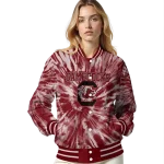 south carolina gamecocks dynamic rings garnet varsity jacket best selling