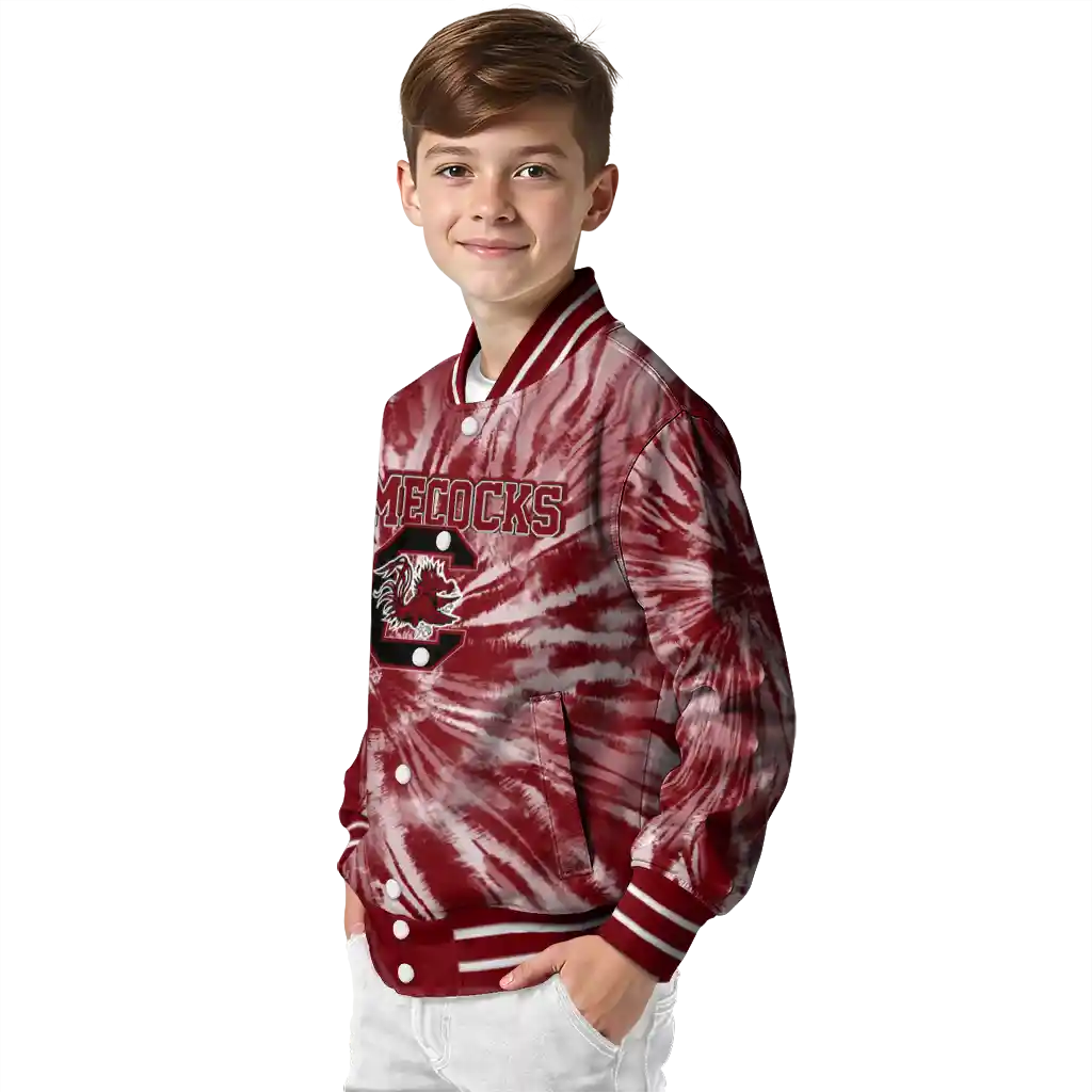 south carolina gamecocks dynamic rings garnet varsity jacket trendy south carolina gamecocks dynamic rings garnet varsity jacket trendy